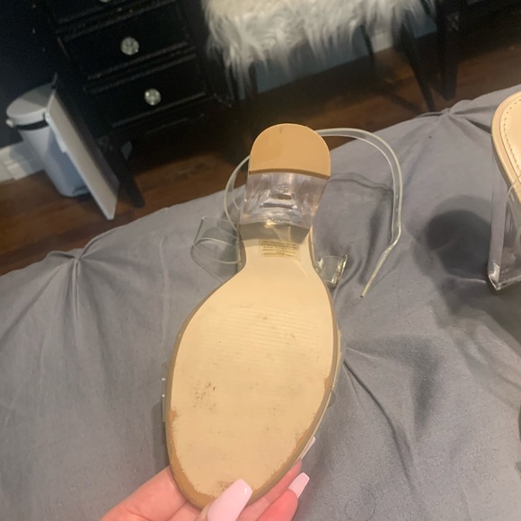 STEVE MADDEN CLEAR SEXY STRAPPY HEELS - Picture 12 of 12